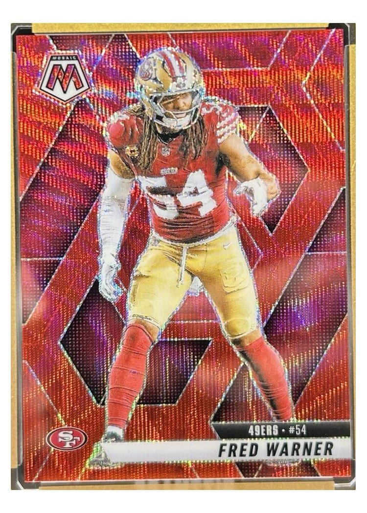 2025 Panini Mosaic Base Set Fred Warner #165 card