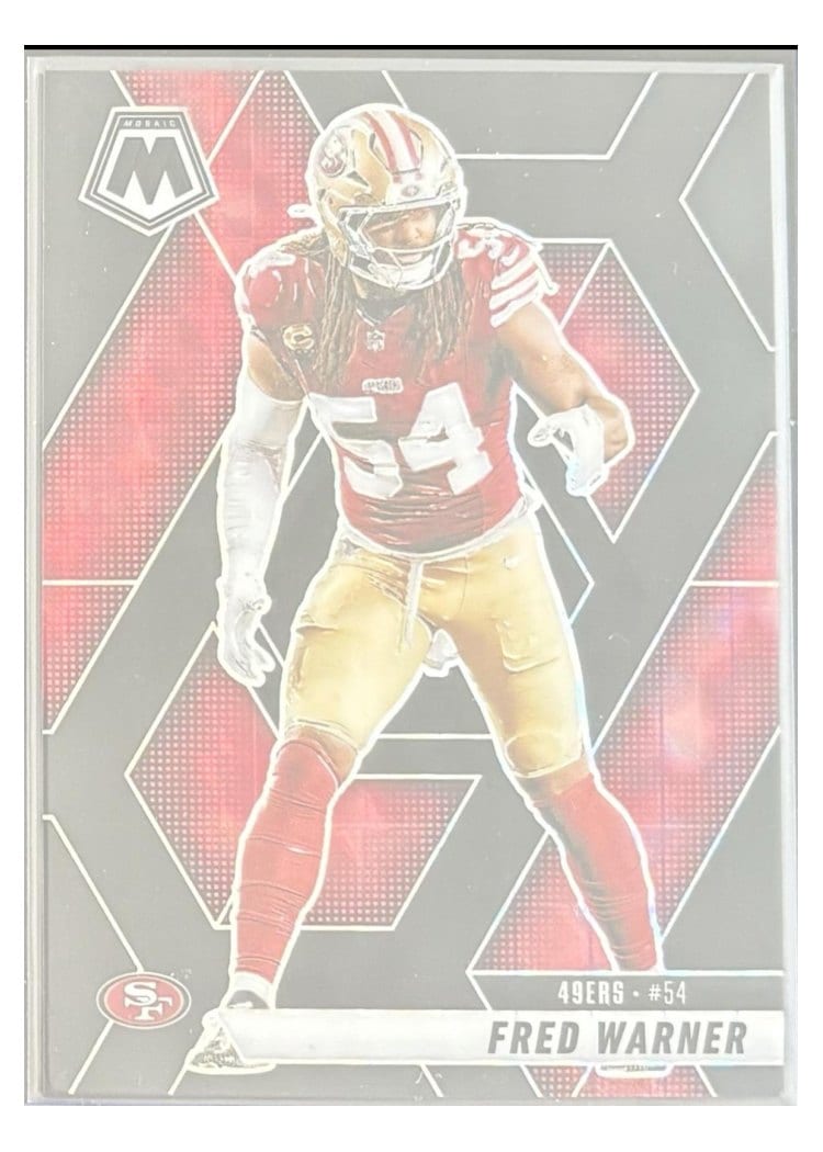 2025 Panini Mosaic Base Set Fred Warner #165 card