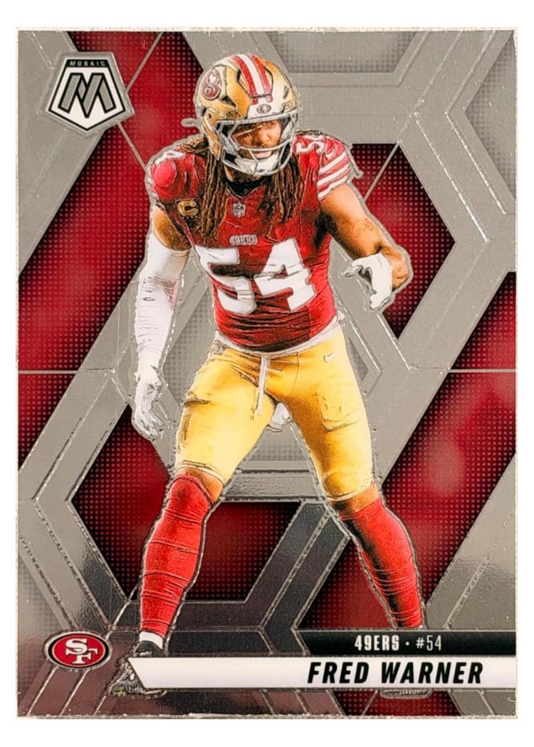 2025 Panini Mosaic Base Set Fred Warner #165 card