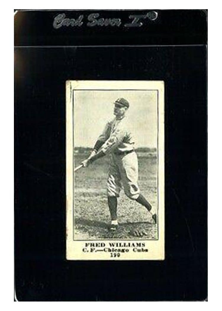 1916 M101 4 Sporting News Fred Williams #190 card