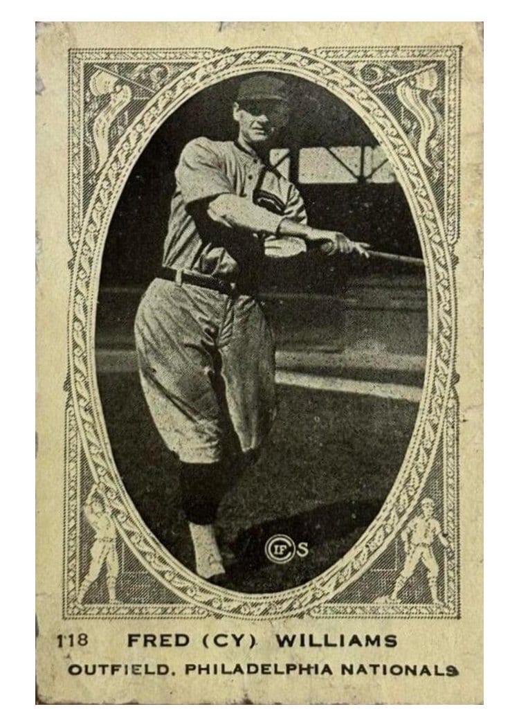 1922 Neilson's Chocolate Type I Fred Williams #118 card