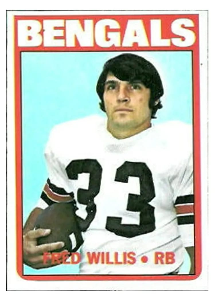 1972 Topps Fred Willis #99 card