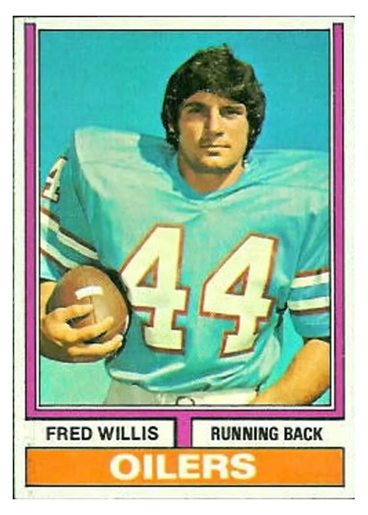 1974 Topps Fred Willis #75 card