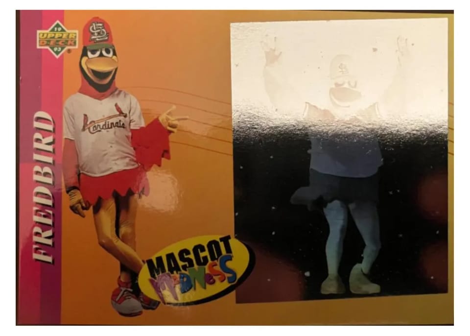 1993 Upper Deck Fun Pack Fredbird #3 card