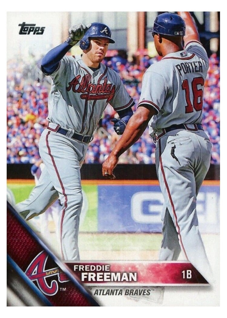 2016 Topps Base Set Freddie Freeman #241 card