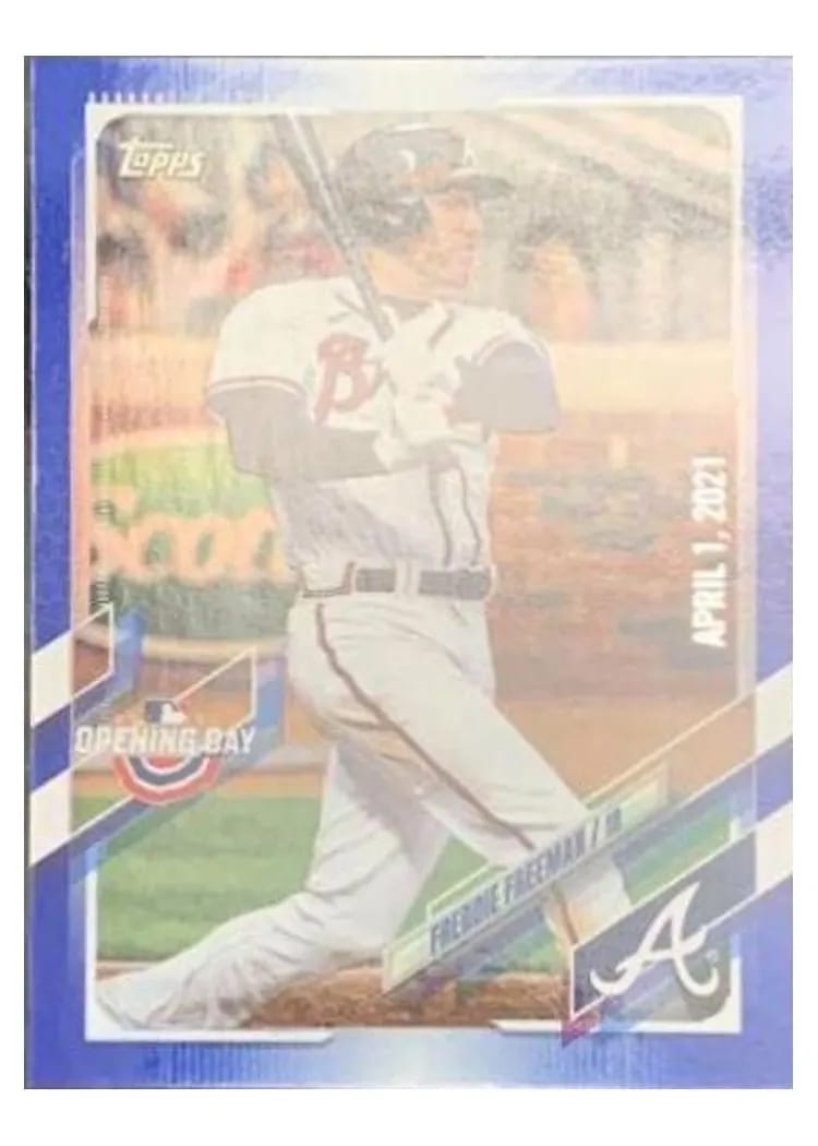 2019 Topps Opening Day Base Set Freddie Freeman #8 card