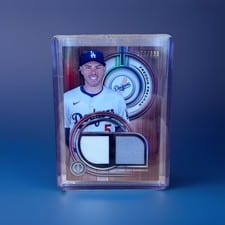 2022 Topps Tribute Dual Relics Freddie Freeman #DR-FF card