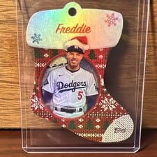 2024 Topps Holiday Stocking Die Cut Ornaments Freddie Freeman #SDC-15 card