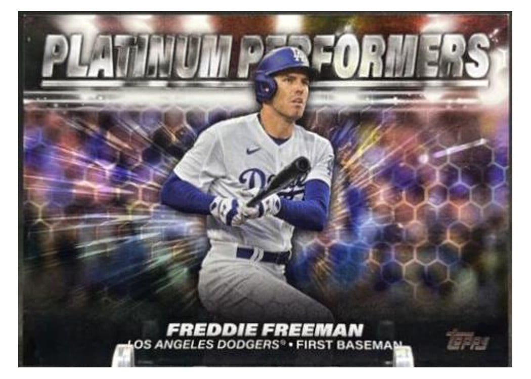 2024 Topps Platinum Performers Freddie Freeman #PP-12 card