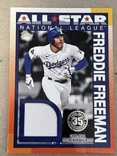 2025 Topps 1990 Topps Baseball All-Star Relics Freddie Freeman #90ASR-FF card