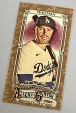 Freddie Freeman 2025 Topps Allen & Ginter Mini Chrome card