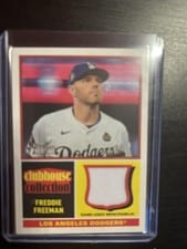 2025 Topps Heritage Clubhouse Collection Relics Freddie Freeman #CCR-FF card