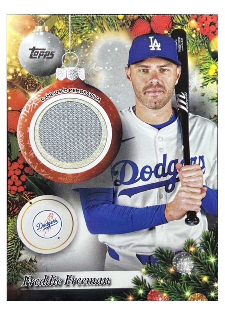 2025 Topps Holiday Relics Freddie Freeman #PR-FF