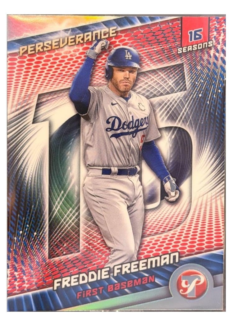 2025 Topps Pristine Perseverance Freddie Freeman #P-19 card