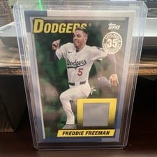 2025 Topps Update 1990 Topps Baseball Relics Freddie Freeman #90RU-FF card