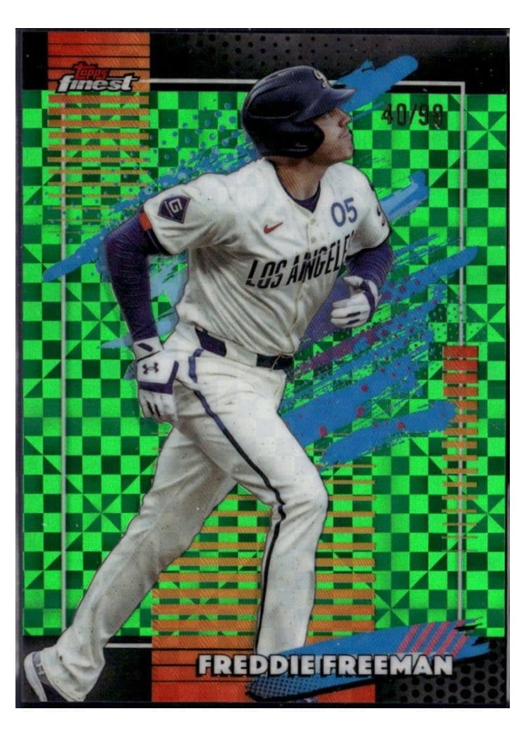 2026 Topps Finest Freddie Freeman #163 card