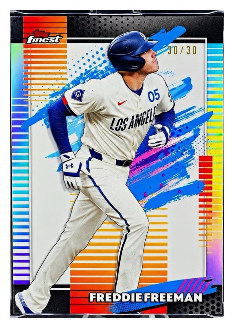 2026 Topps Finest Freddie Freeman #163 card
