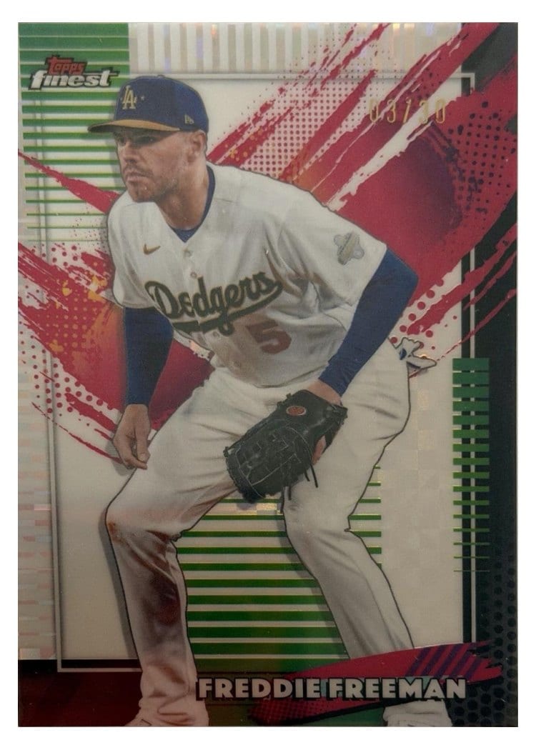 2026 Topps Finest Freddie Freeman White X-Fractor #229 card