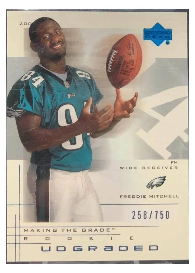 2001 Upper Deck Graded Freddie Mitchell #61