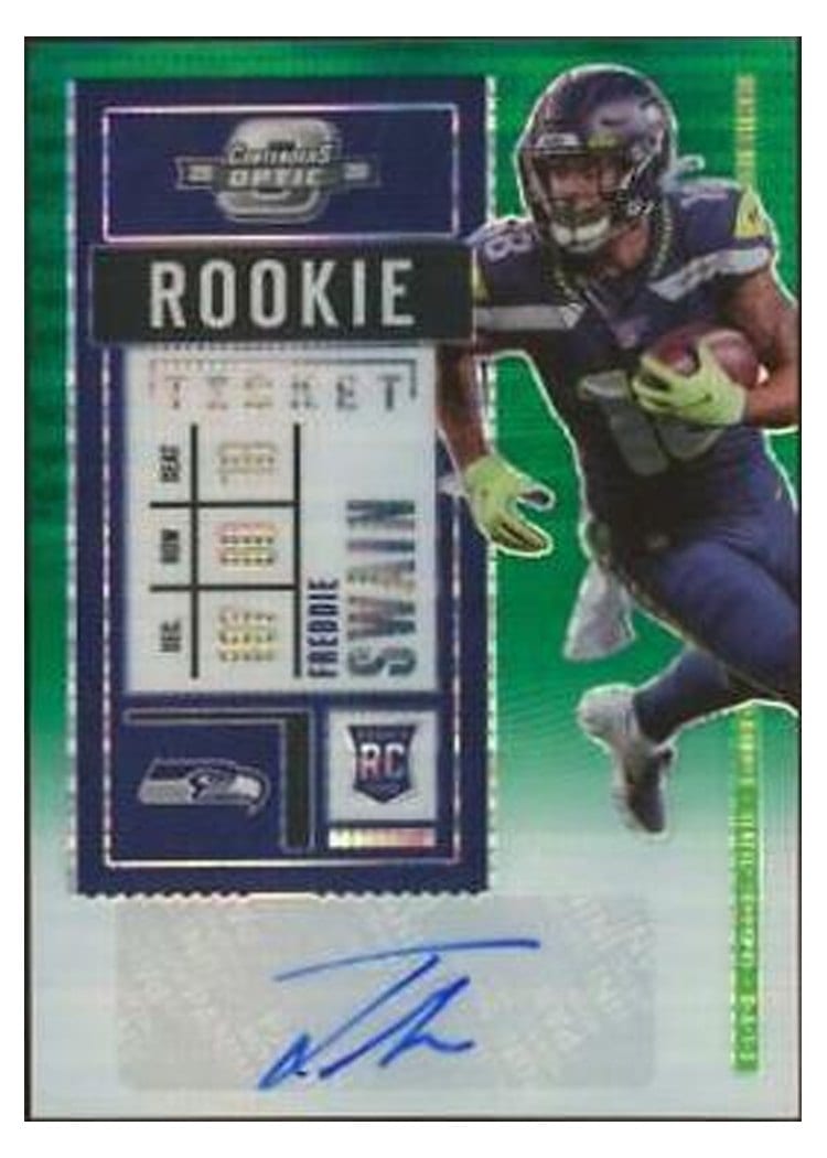2020 Panini Contenders Optic Base Set Freddie Swain #196 card