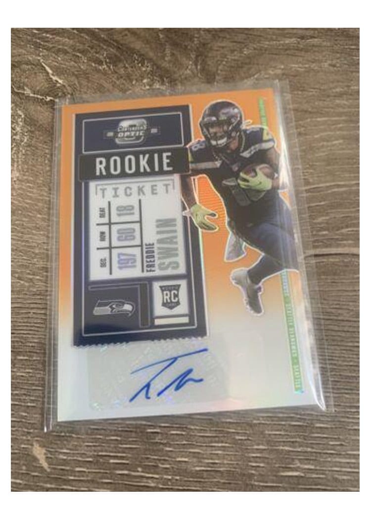 2020 Panini Contenders Optic Base Set Freddie Swain #196 card