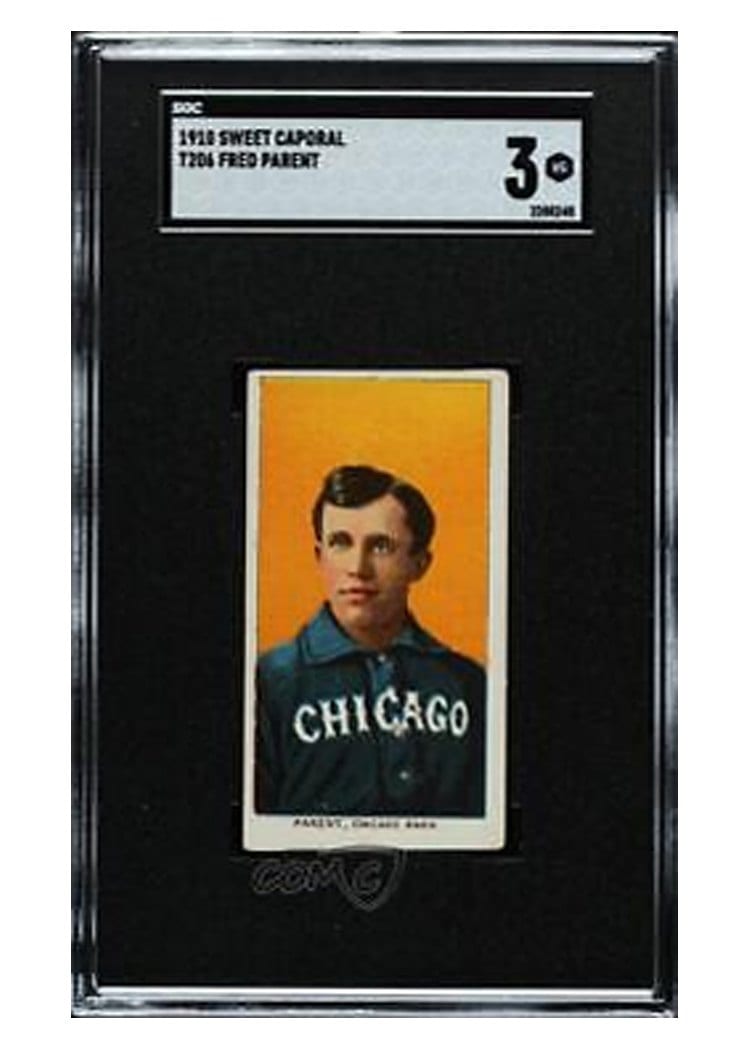 1909 T206 Sweet Caporal 350 Factory 30 Freddy Parent card