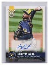 2021 Topps Big League Big League Autographs Freddy Peralta #BLA-FP card