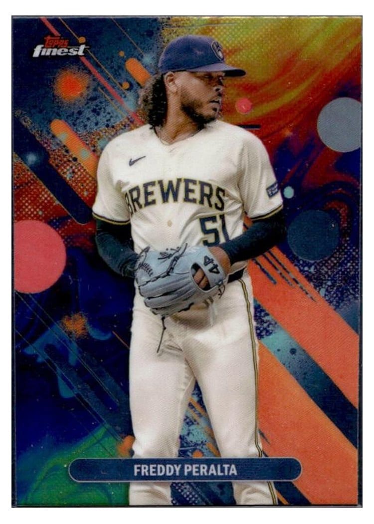 2025 Finest Base Set Freddy Peralta #8 card