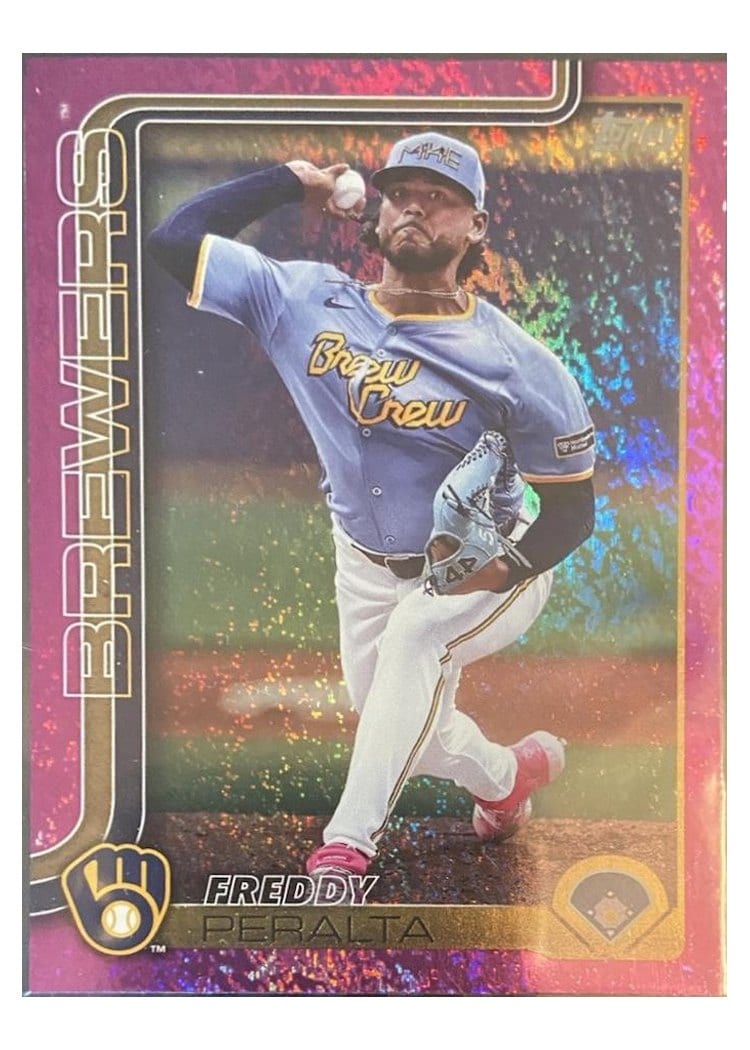 2025 Topps Base Set Freddy Peralta #61 card