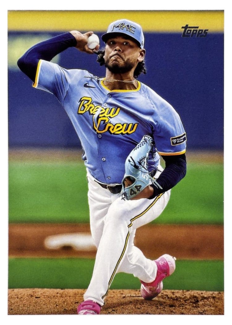 2025 Topps Base Set Freddy Peralta #61 card