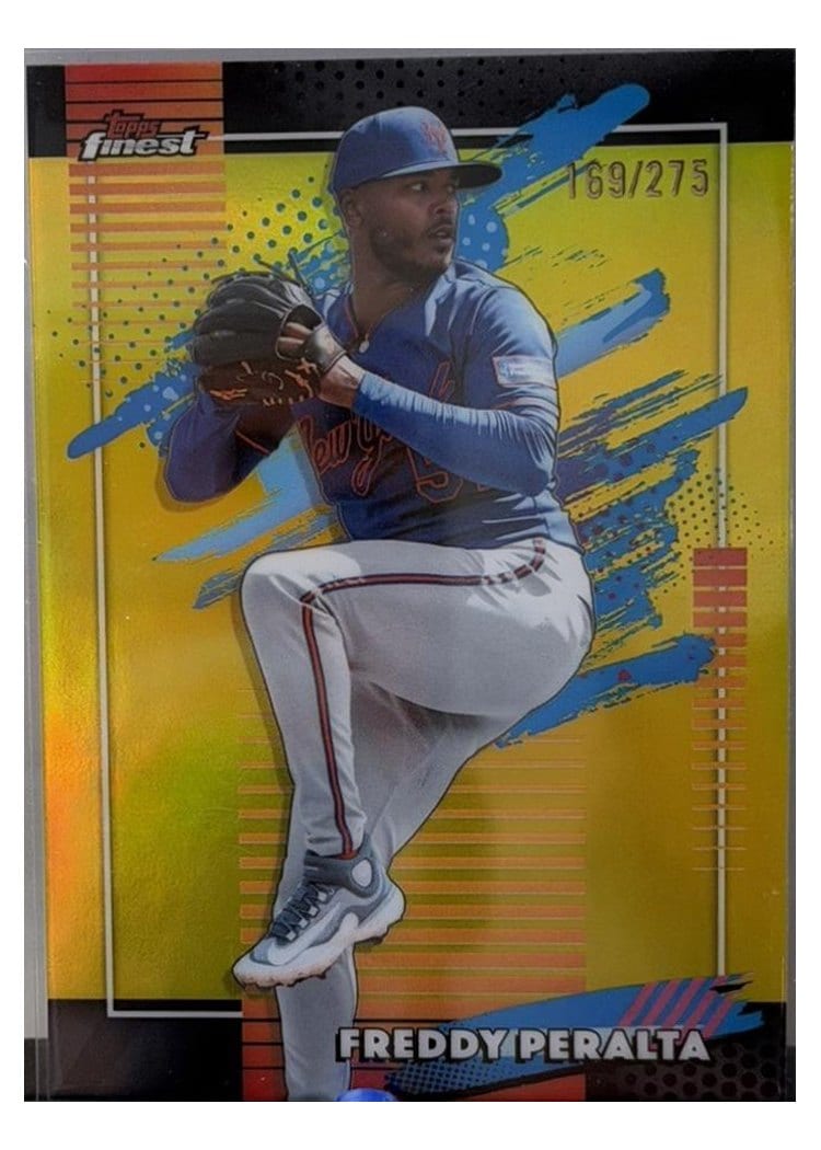 2026 Topps Finest Freddy Peralta #185 card