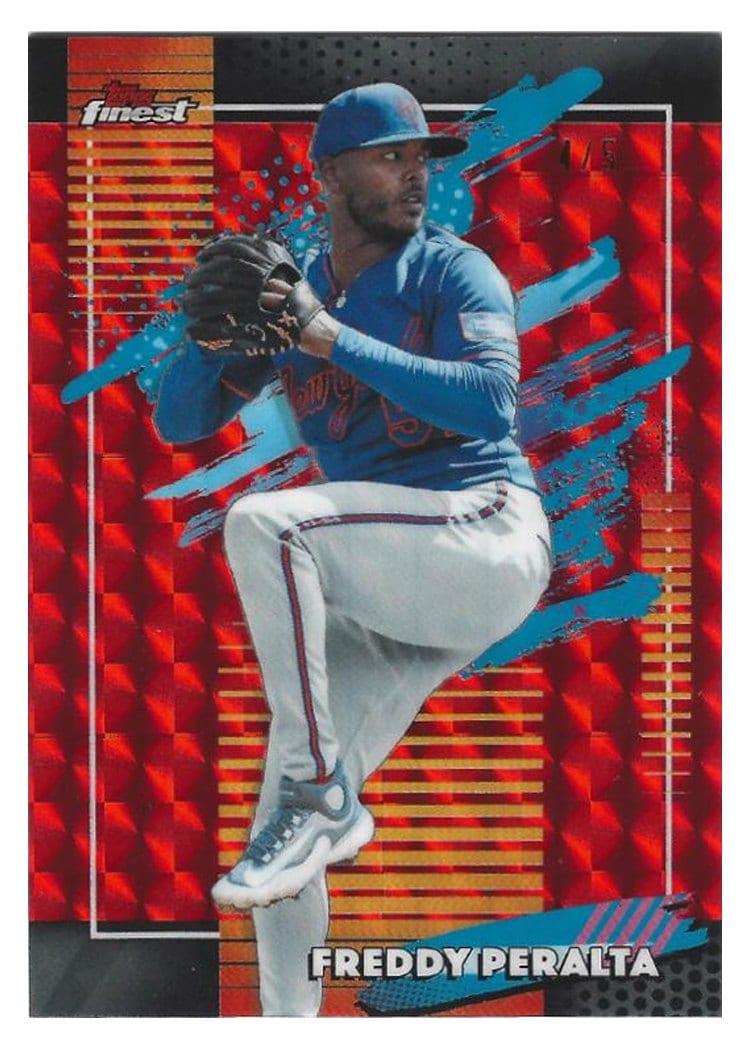 2026 Topps Finest Freddy Peralta #185 card