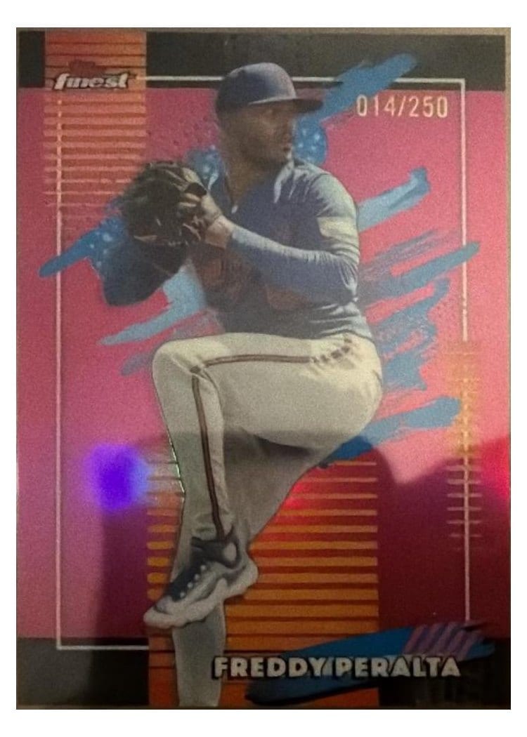 2026 Topps Finest Freddy Peralta #185 card