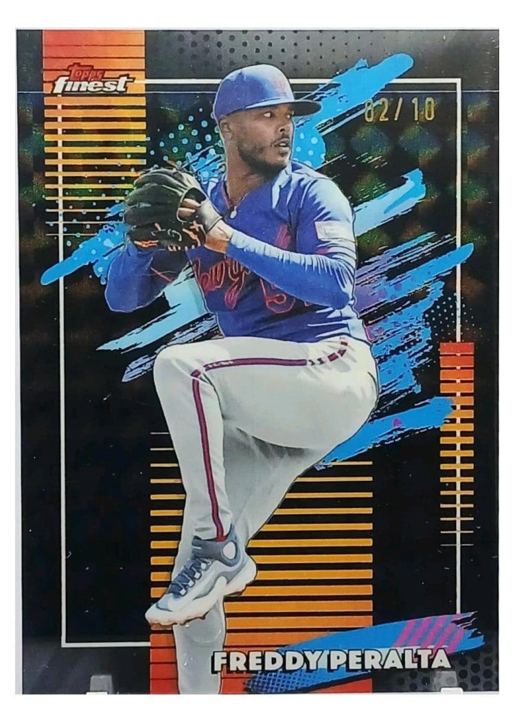 2026 Topps Finest Freddy Peralta #185 card