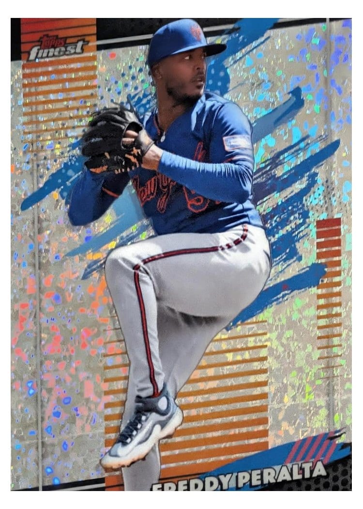 2026 Topps Finest Freddy Peralta #185 card