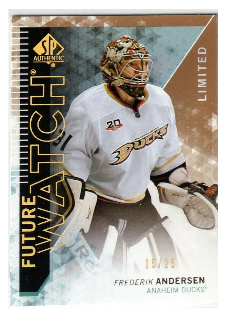 2013 SP Authentic Frederik Andersen #231 card