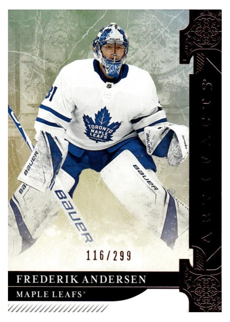 2019-20 Upper Deck Artifacts Base Set Frederik Andersen #33 card