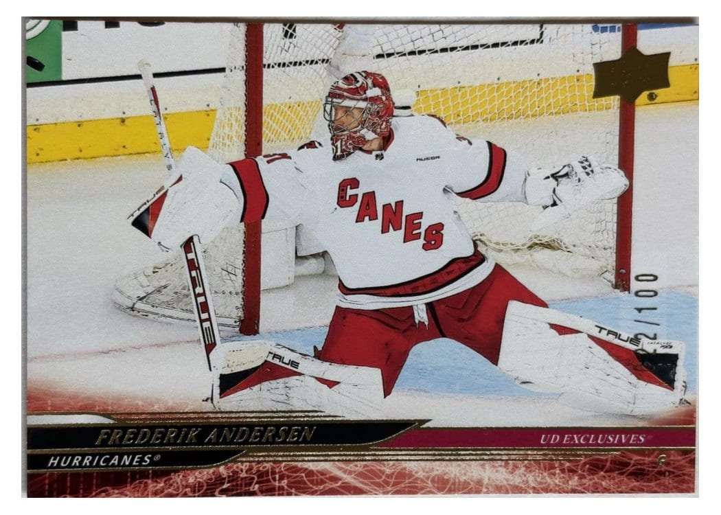 2024-25 Upper Deck Base Set Frederik Andersen #273 card