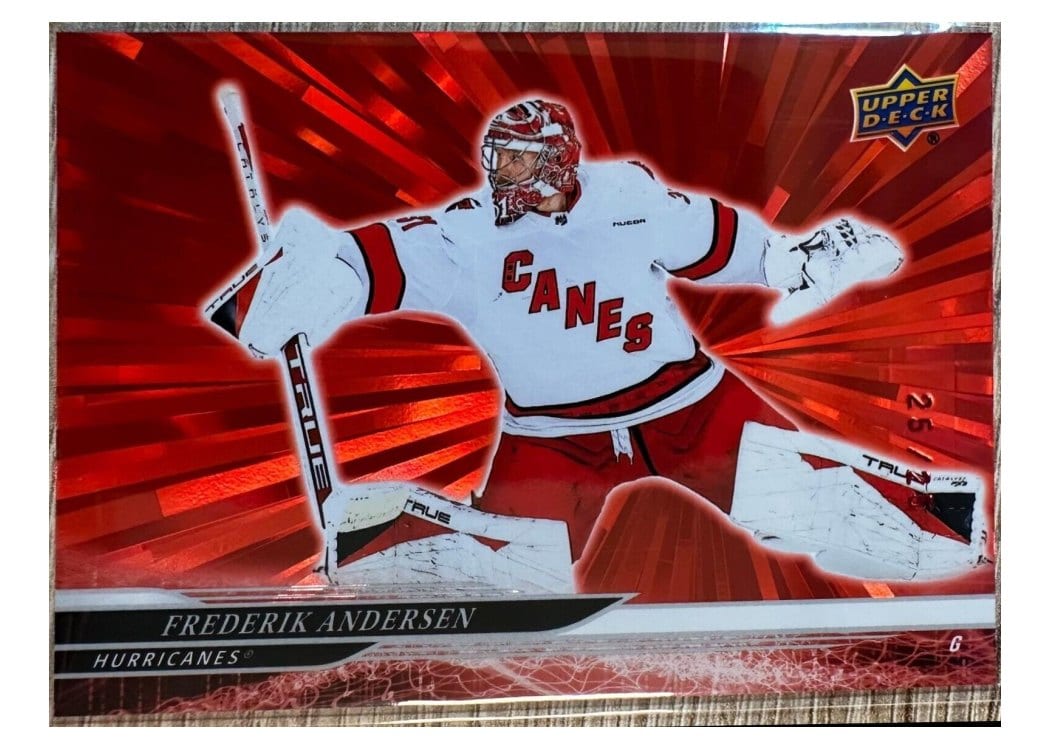2024-25 Upper Deck Base Set Frederik Andersen #273 card