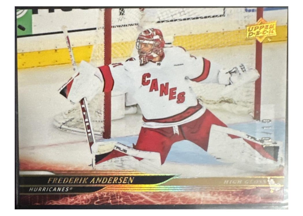 2024-25 Upper Deck Base Set Frederik Andersen #273 card