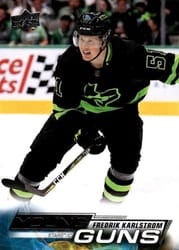 2022-23 Upper Deck Base Set Fredrik Karlstrom #229 card