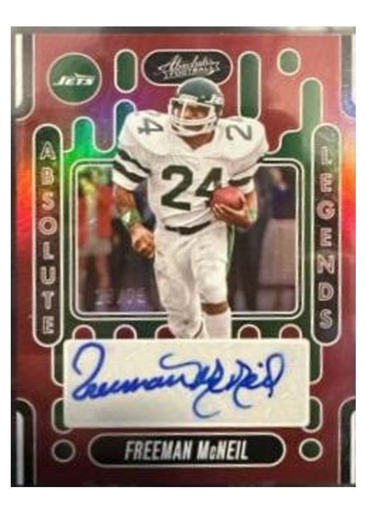 2024 Panini Absolute Absolute Legends Signatures Freeman McNeil #ALS-FML card