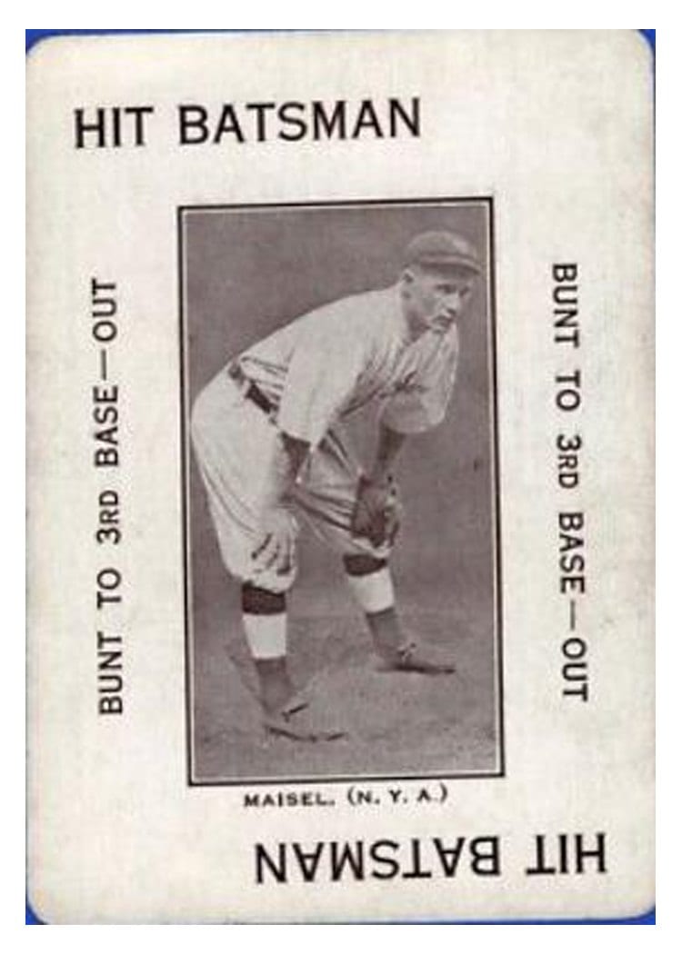 1914 Polo Grounds Game Fritz Maisel card