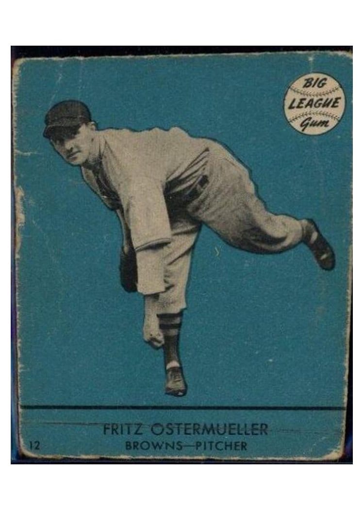 1941 Goudey Fritz Ostermueller #12 card