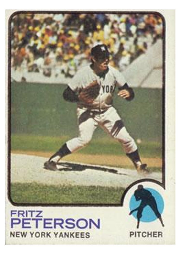 1973 Topps Fritz Peterson #82 card