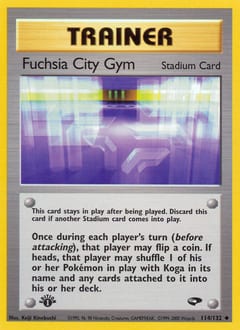 Fuchsia City Gym Gym Challenge card