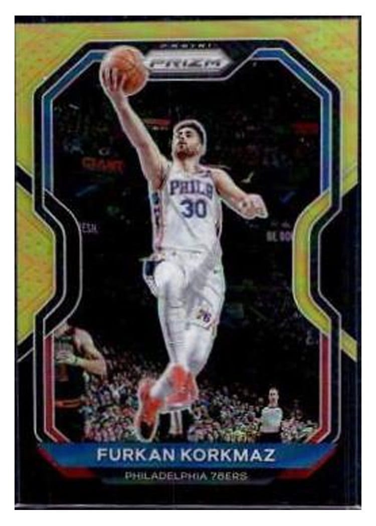 2020-21 Panini Prizm Base Set Furkan Korkmaz #160 card