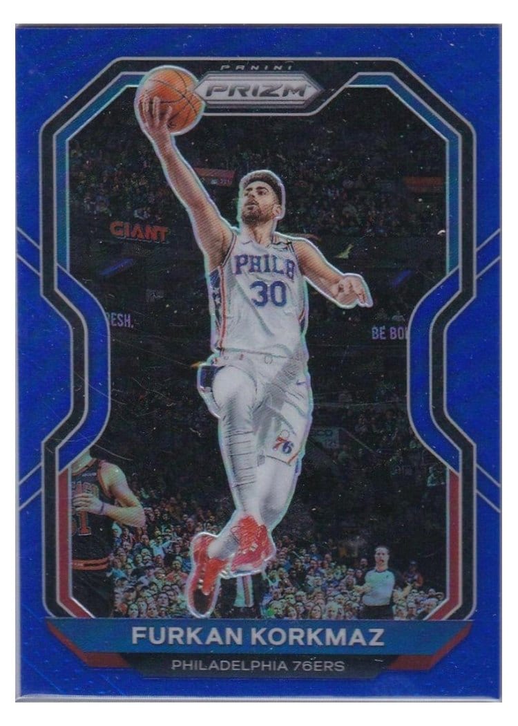 2020-21 Panini Prizm Base Set Furkan Korkmaz #160 card