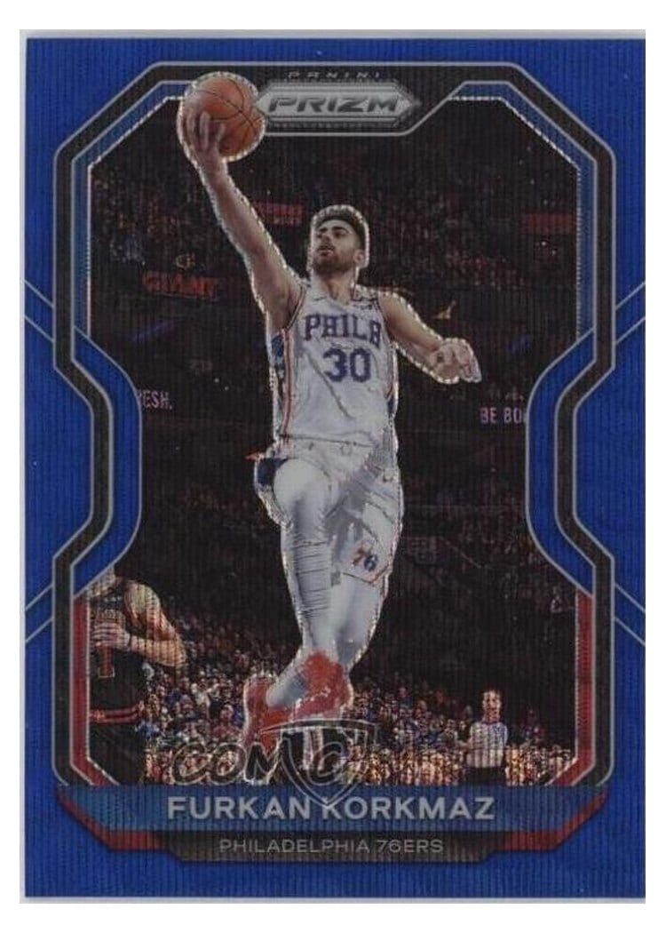2020-21 Panini Prizm Base Set Furkan Korkmaz #160 card