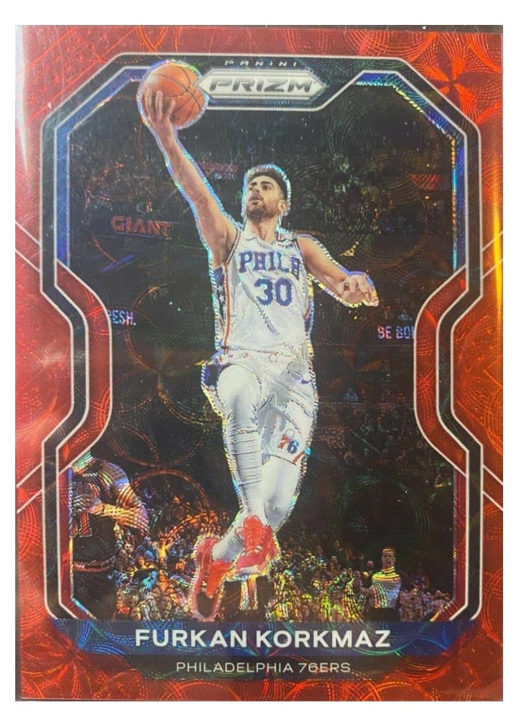 2020-21 Panini Prizm Base Set Furkan Korkmaz #160 card